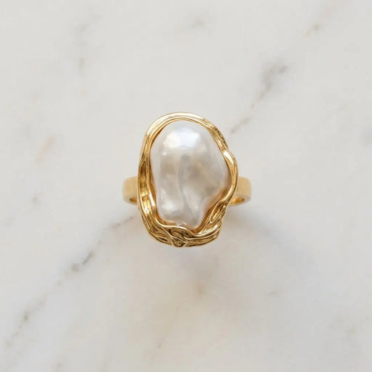 Bague Perla Dorée Kalya Paris