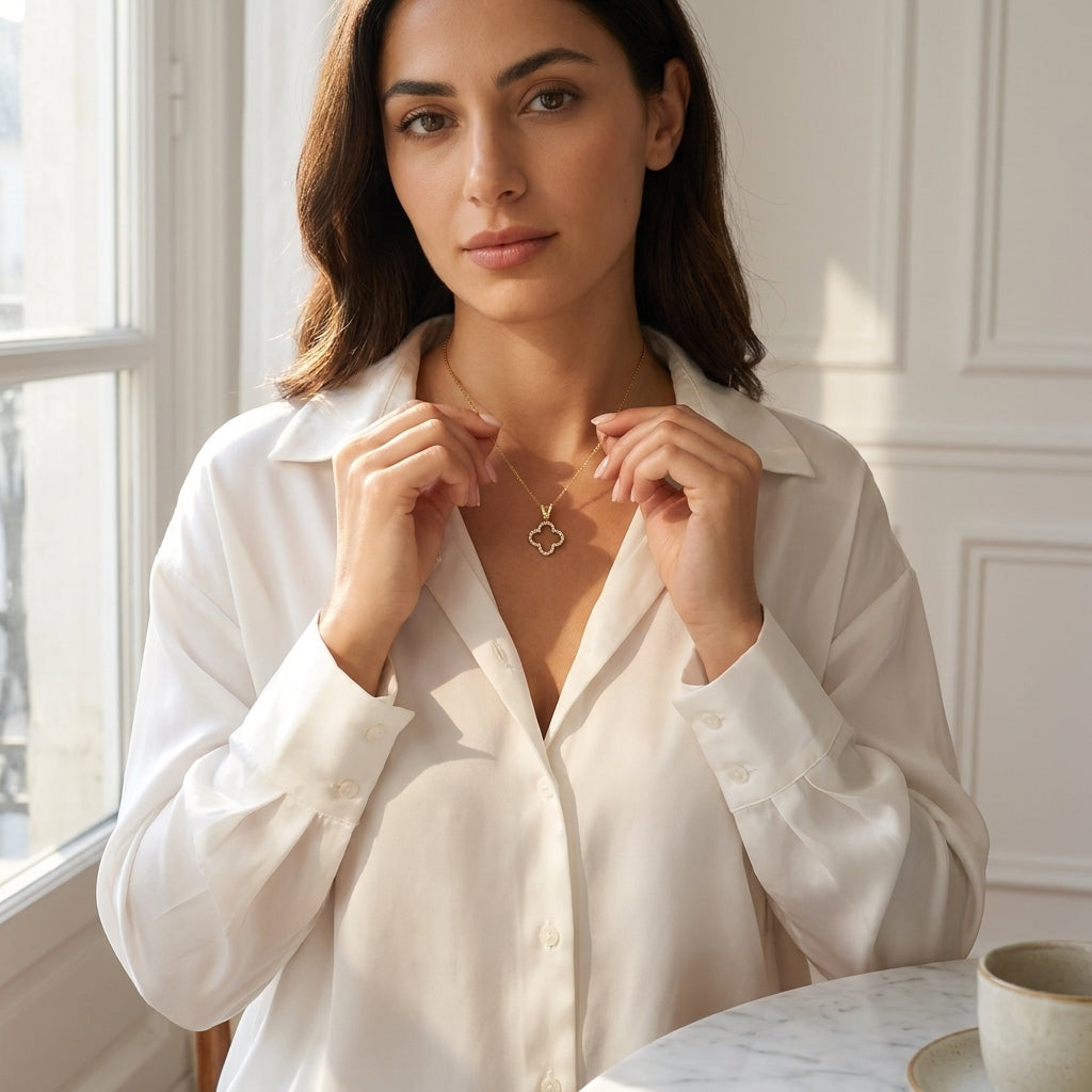Collier Trèfle d’Or