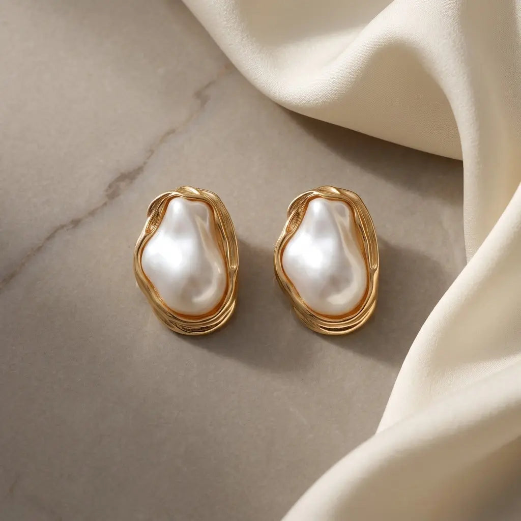 Boucles Perla Dorée Kalya Paris