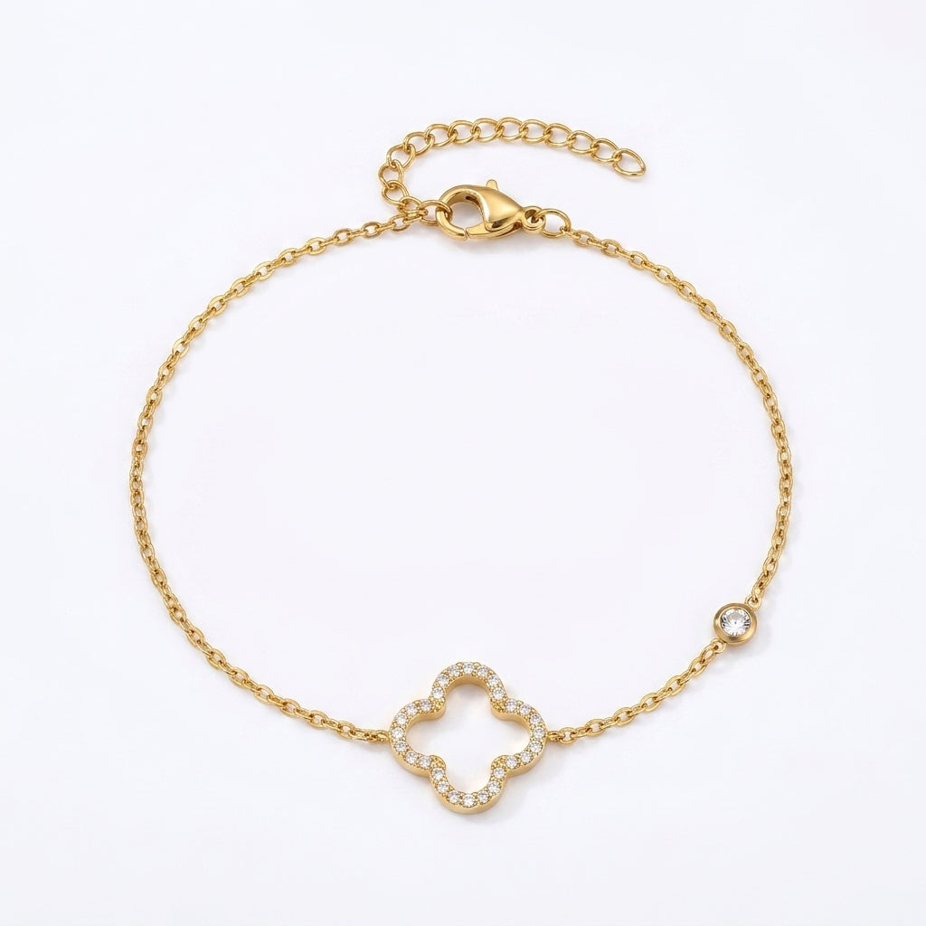 Bracelet Trèfle d'Or