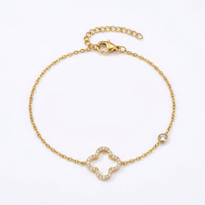 Bracelet Trèfle d'Or