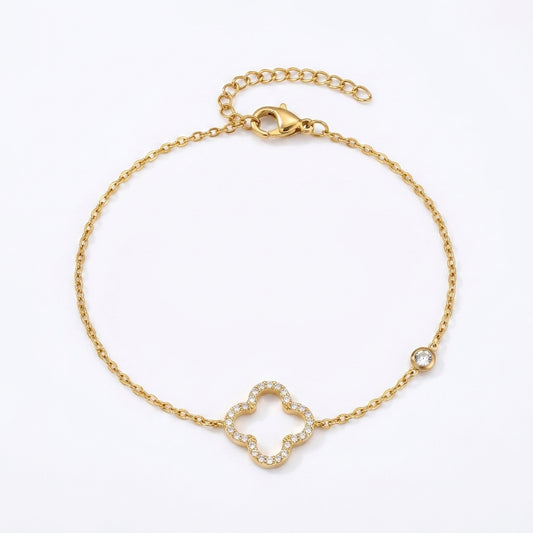 Bracelet Trèfle d'Or