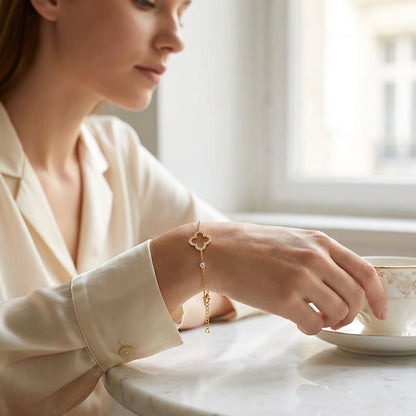 Bracelet Trèfle d'Or