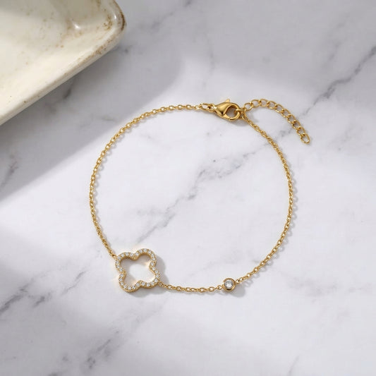 Bracelet Trèfle d'Or