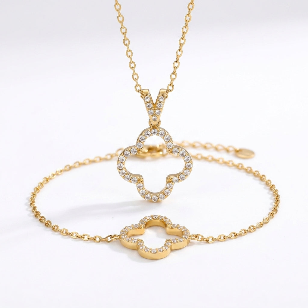 Parure Trèfle d'Or