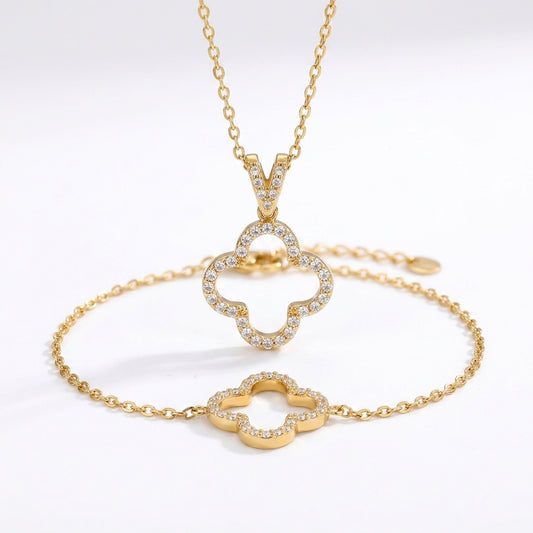 Parure Trèfle d'Or